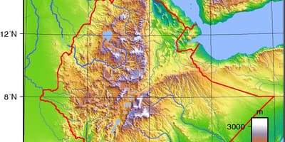 Ethiopië opstand kaart